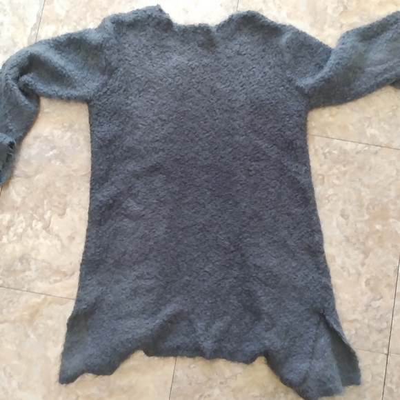 POL Fuzzy Popcorn Eyelash Long Open front cardigan, size M - Picture 2 of 7